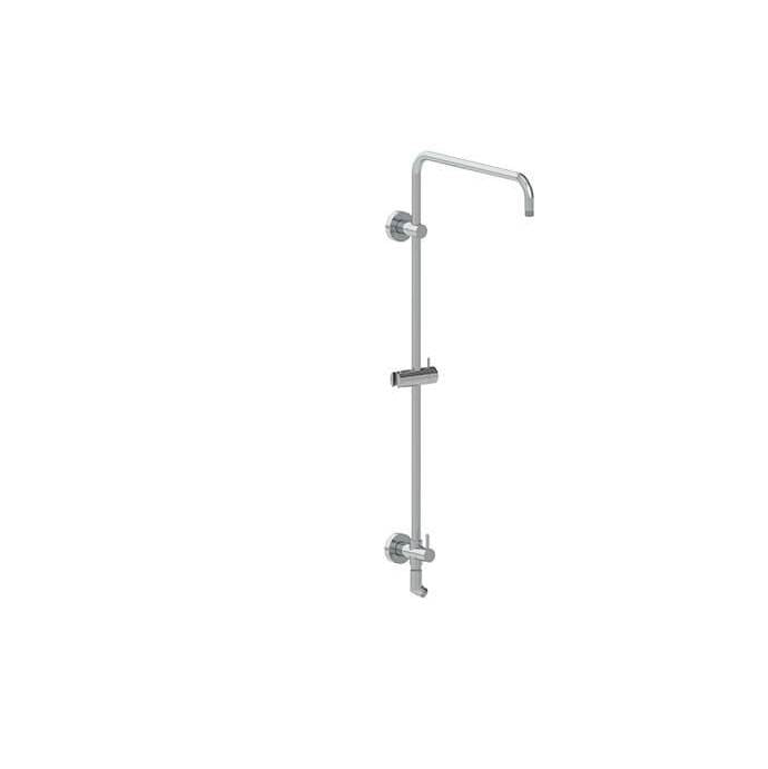 Rain Rail Plus – Wall Mounted Shower Rail with Bottom Outlet Integral Waterway and Diverter (Short)