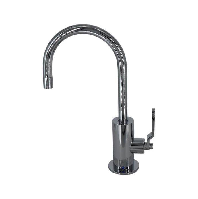 Point-of-Use Drinking Faucet with Contemporary Round Body and Industrial Lever Handle
