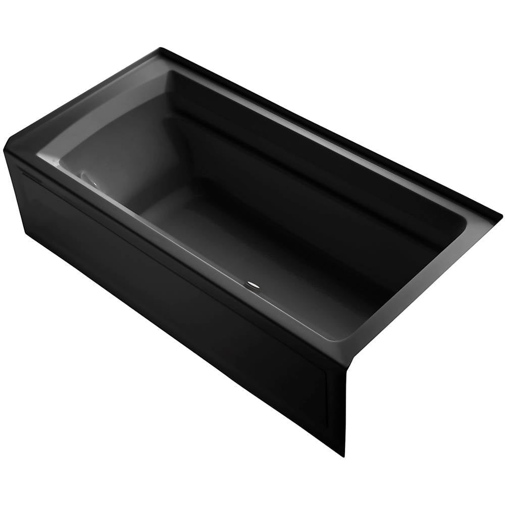 Archer 72" x 36" alcove Heated BubbleMassage air bath, right drain