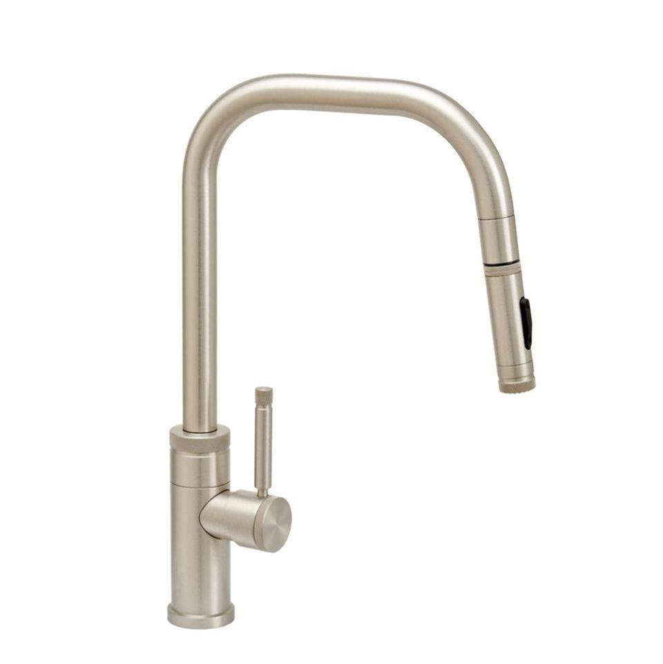 Fulton Industrial PLP Pulldown Faucet - Angled Spout - Toggle Sprayer