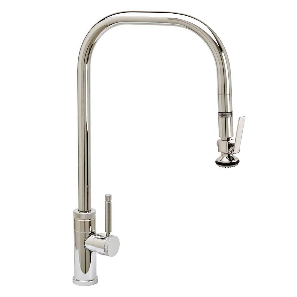 Fulton Industrial Extended Reach PLP Faucet - Lever Sprayer