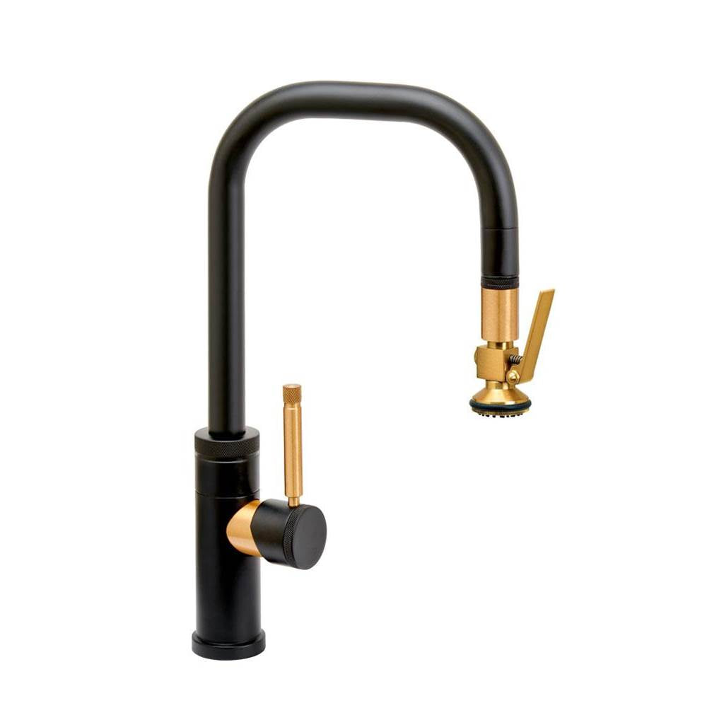 Fulton Industrial Prep Size PLP Pulldown Faucet - Lever Sprayer