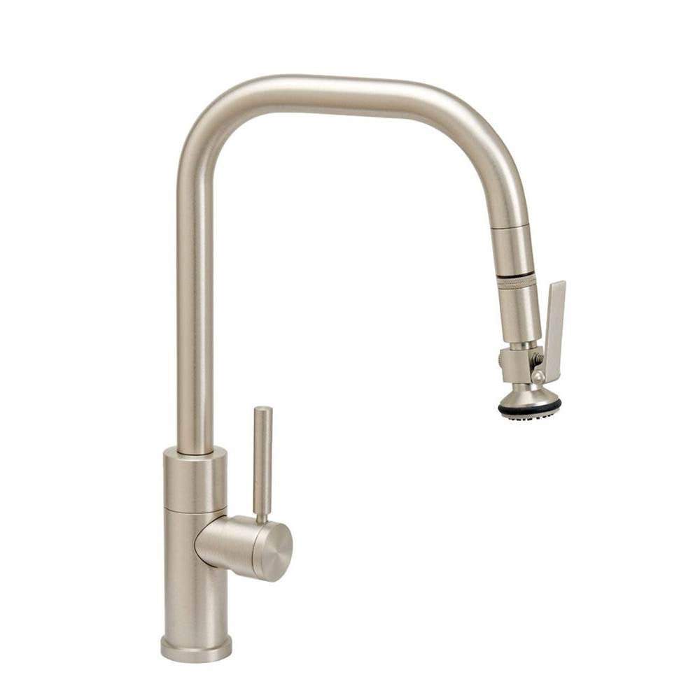 Fulton Modern PLP Pulldown Faucet - Angled Spout - Toggle Sprayer