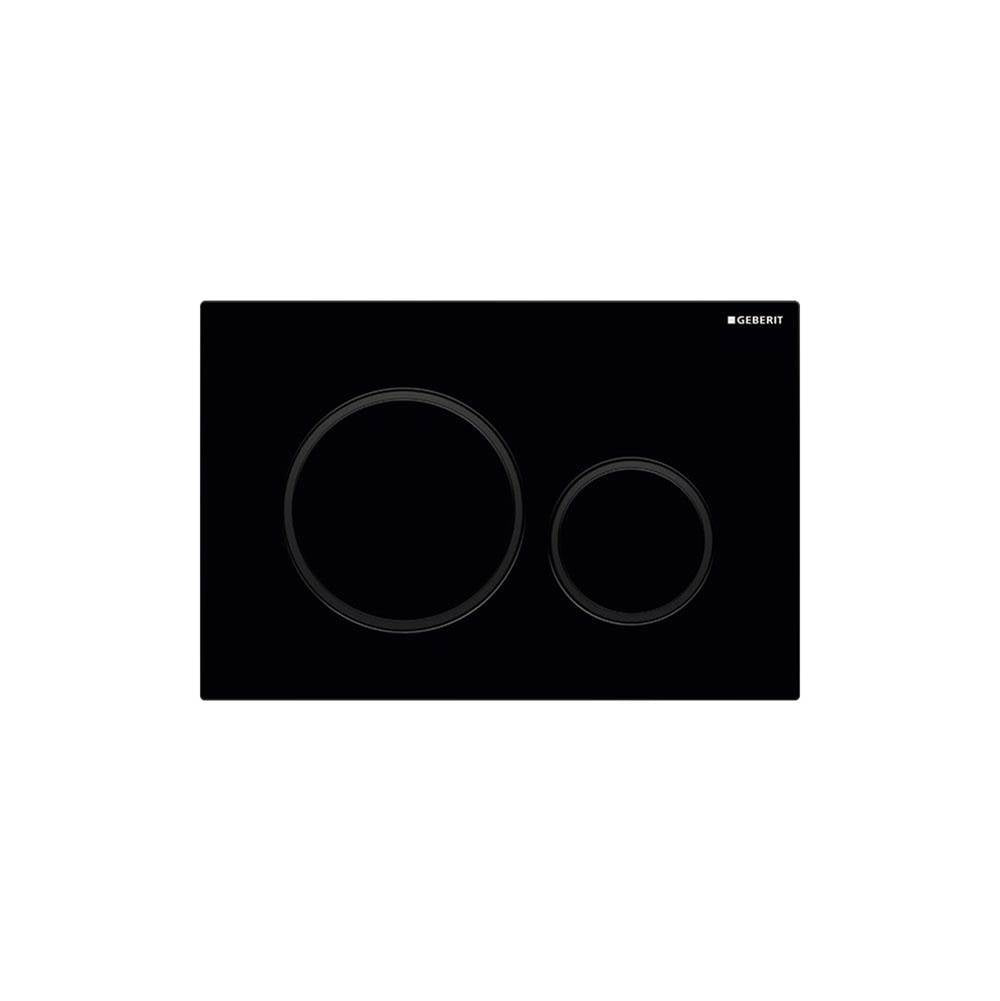 Actuator Plate Sigma20 For Dual Flush: Black, Matt Black