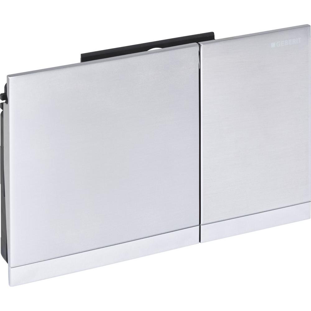 Actuator Plate Sigma60 For Dual Flush, Ready-To-Fit Set: Chrome-Plated, Brushed, Easy-To-Clean Coated, Bright Chrome-Plated