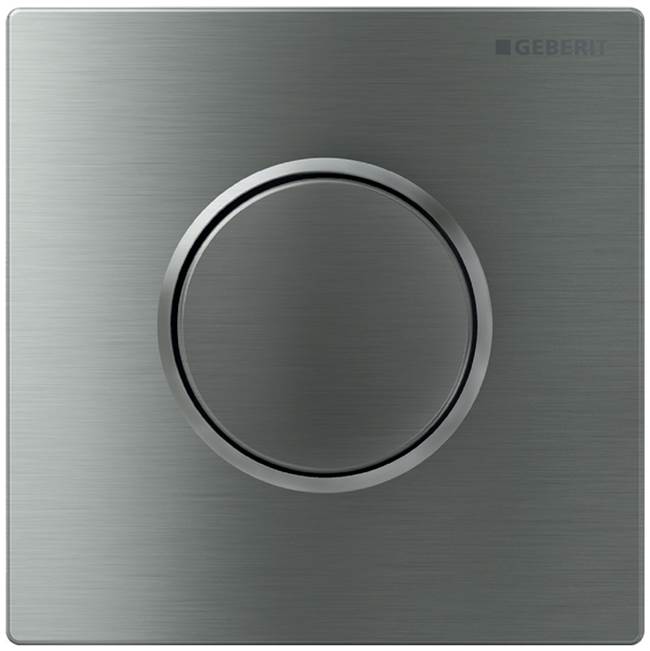 Urinal Flush Control With Pneumatic Flush Actuation, Actuator Plate Type 10: Stainless Steel Brushed/Polished/Brushed