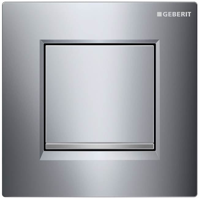 Urinal Flush Control With Pneumatic Flush Actuation, Actuator Plate Type 30: Bright Chrome / Matt Chrome / Bright Chrome