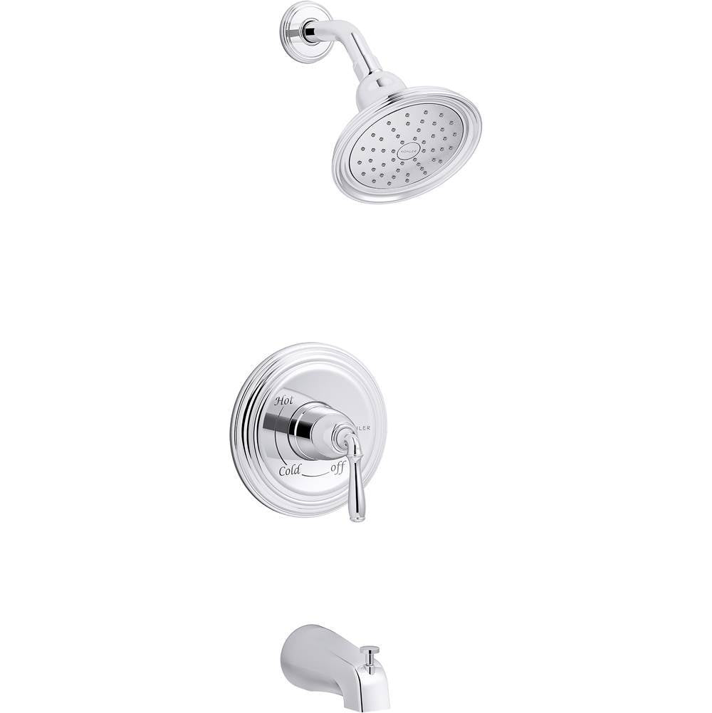 Devonshire Rite-Temp bath and shower trim kit, 1.75 gpm, NPT spout
