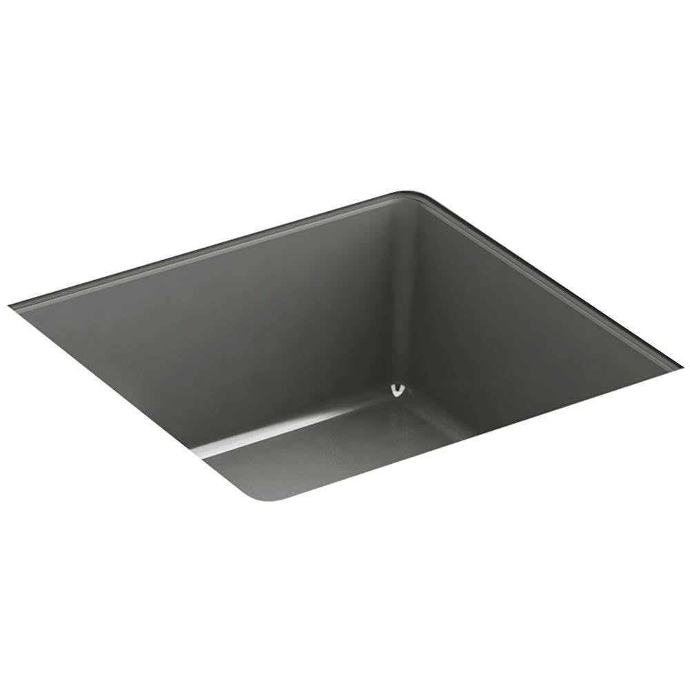 Verticyl 13" square undermount bathroom sink