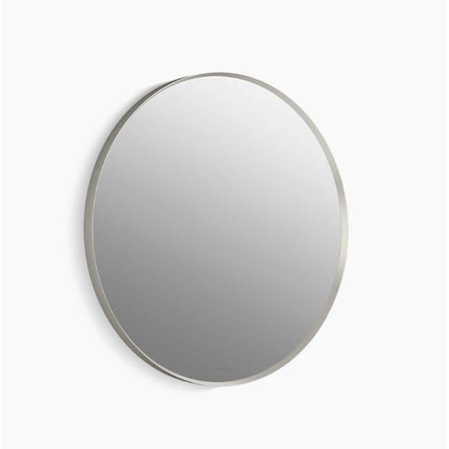 Essential 28" round framed mirror