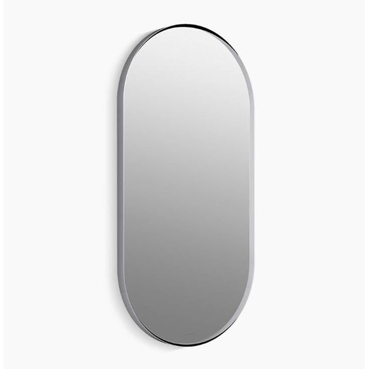 Essential 20" x 40" capsule framed mirror