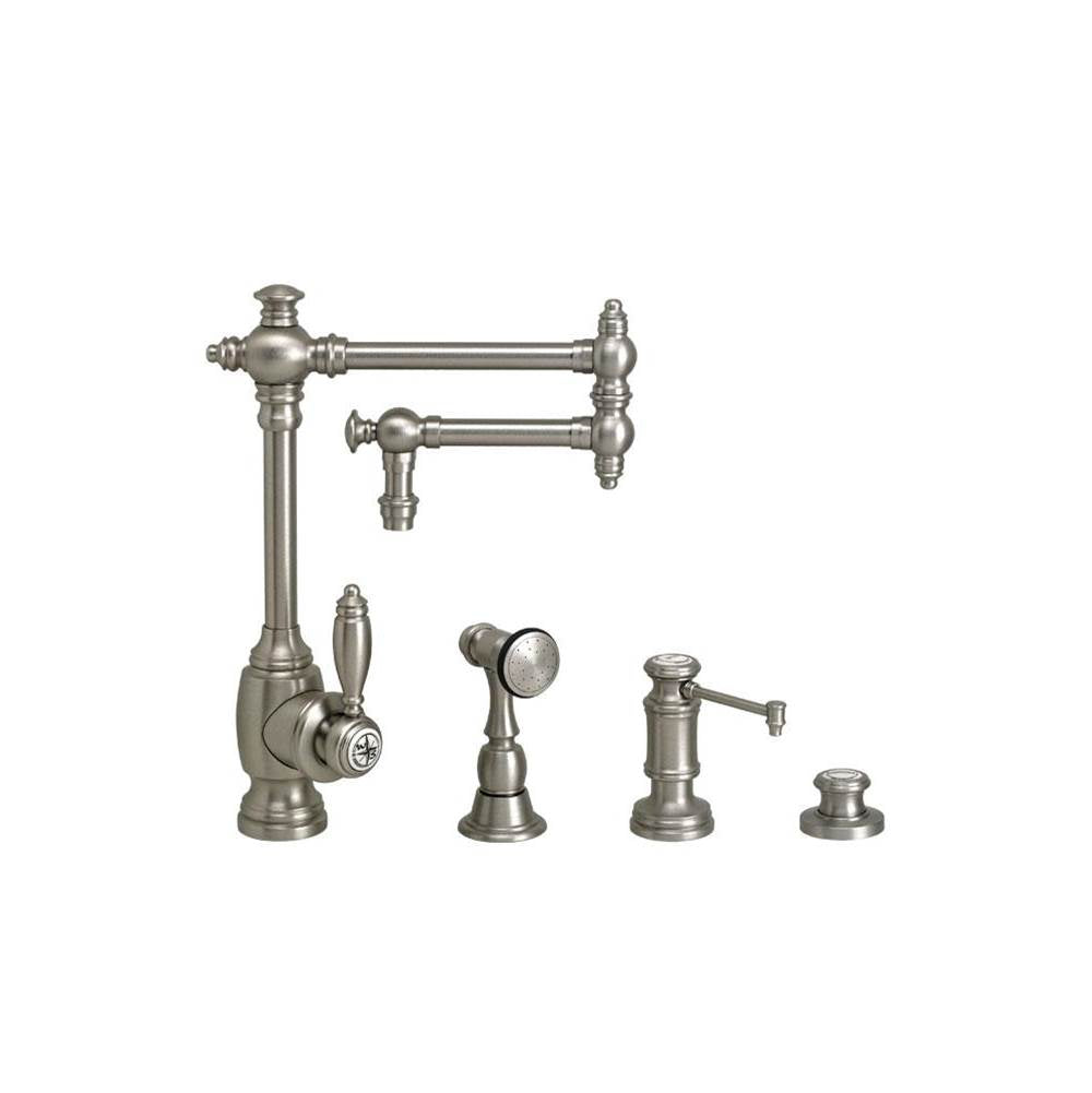 Towson Kitchen Faucet - 12" Articulated Spout - 3pc. Suite
