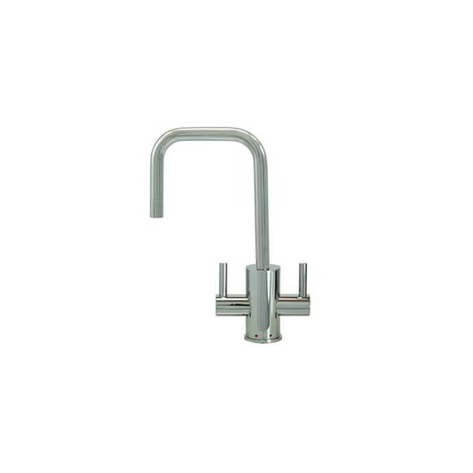 Mini Faucet with Knurled Lever and Spout Tip