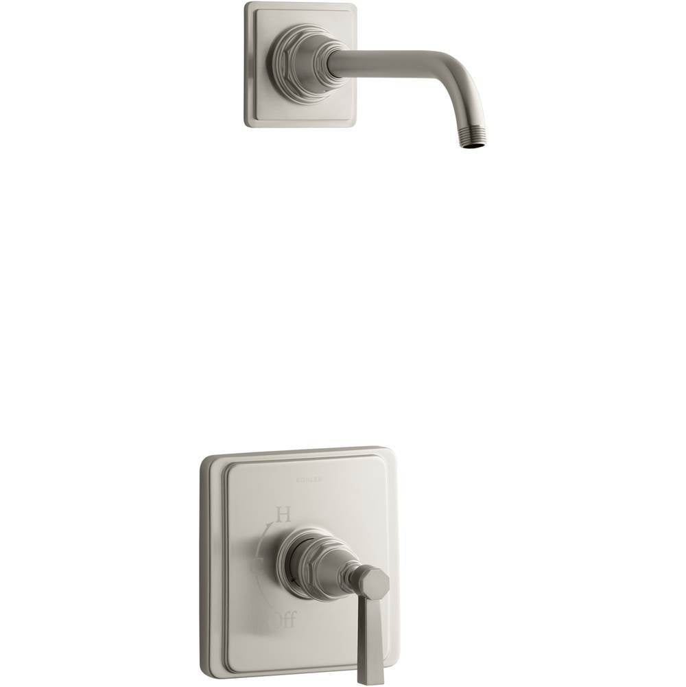 Pinstripe Pure Rite-Temp shower trim kit with lever handle, without showerhead