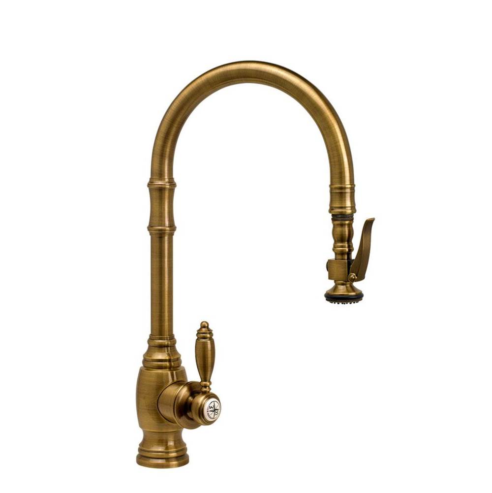 Traditional Prep Size PLP Pulldown Faucet - Angled Spout