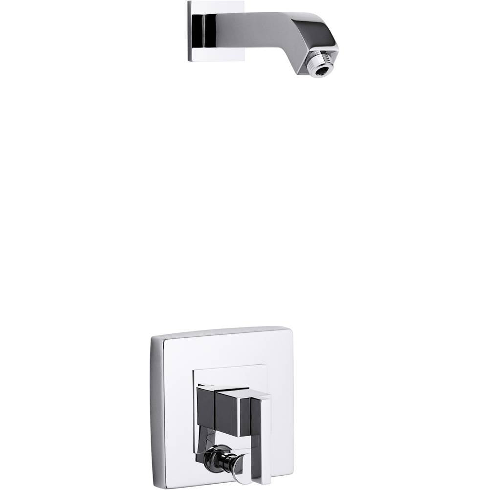 Loure Rite-Temp shower trim kit with push-button diverter, without showerhead