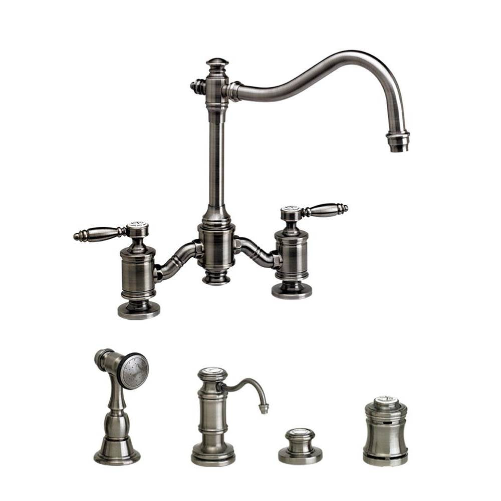Annapolis Bridge Faucet - Lever Handles - 4pc. Suite