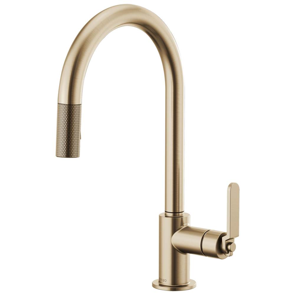 Litze Pull-Down Faucet with Arc Spout and Industrial Handle