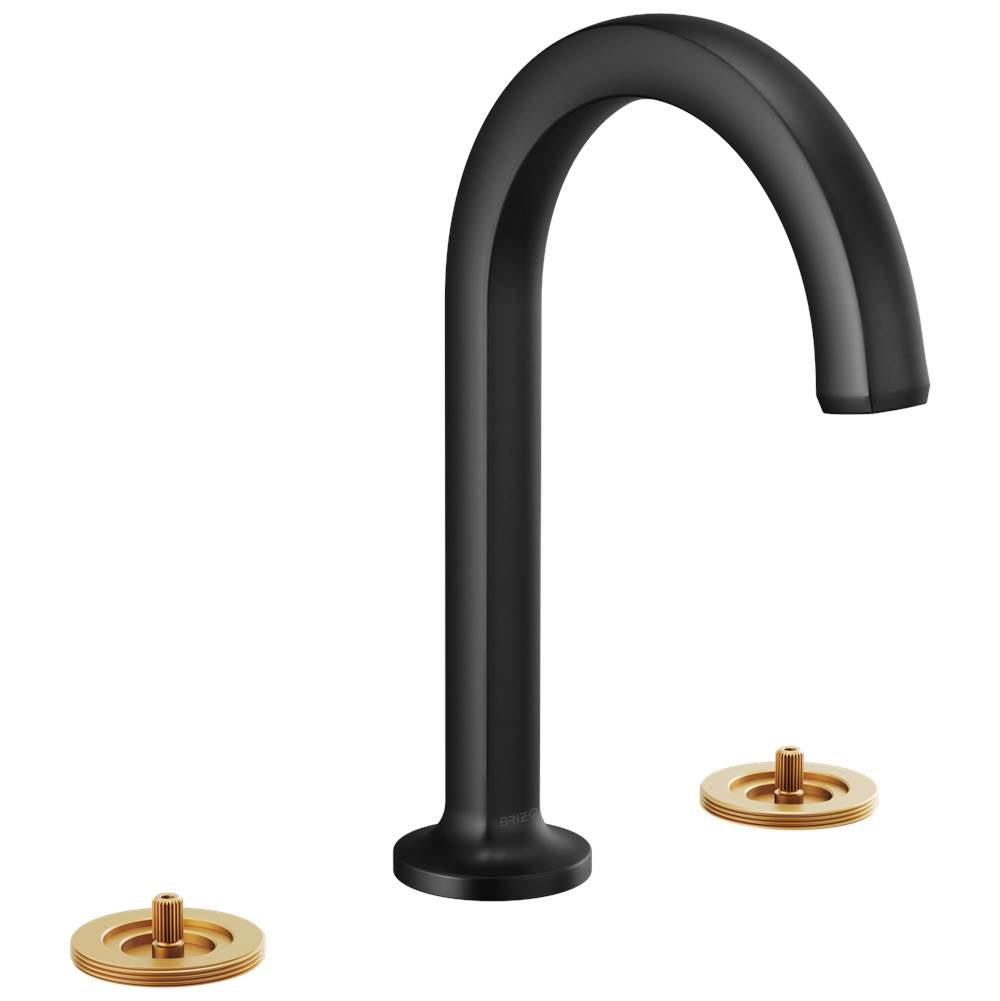 Kintsu Widespread Lavatory Faucet with Arc Spout - Less Handles 1.2 GPM
