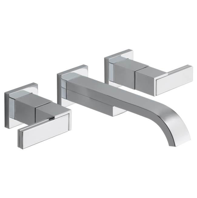 Charlotte Two-Handle Wall Mount Lavatory Faucet - Less Handles 1.5 GPM