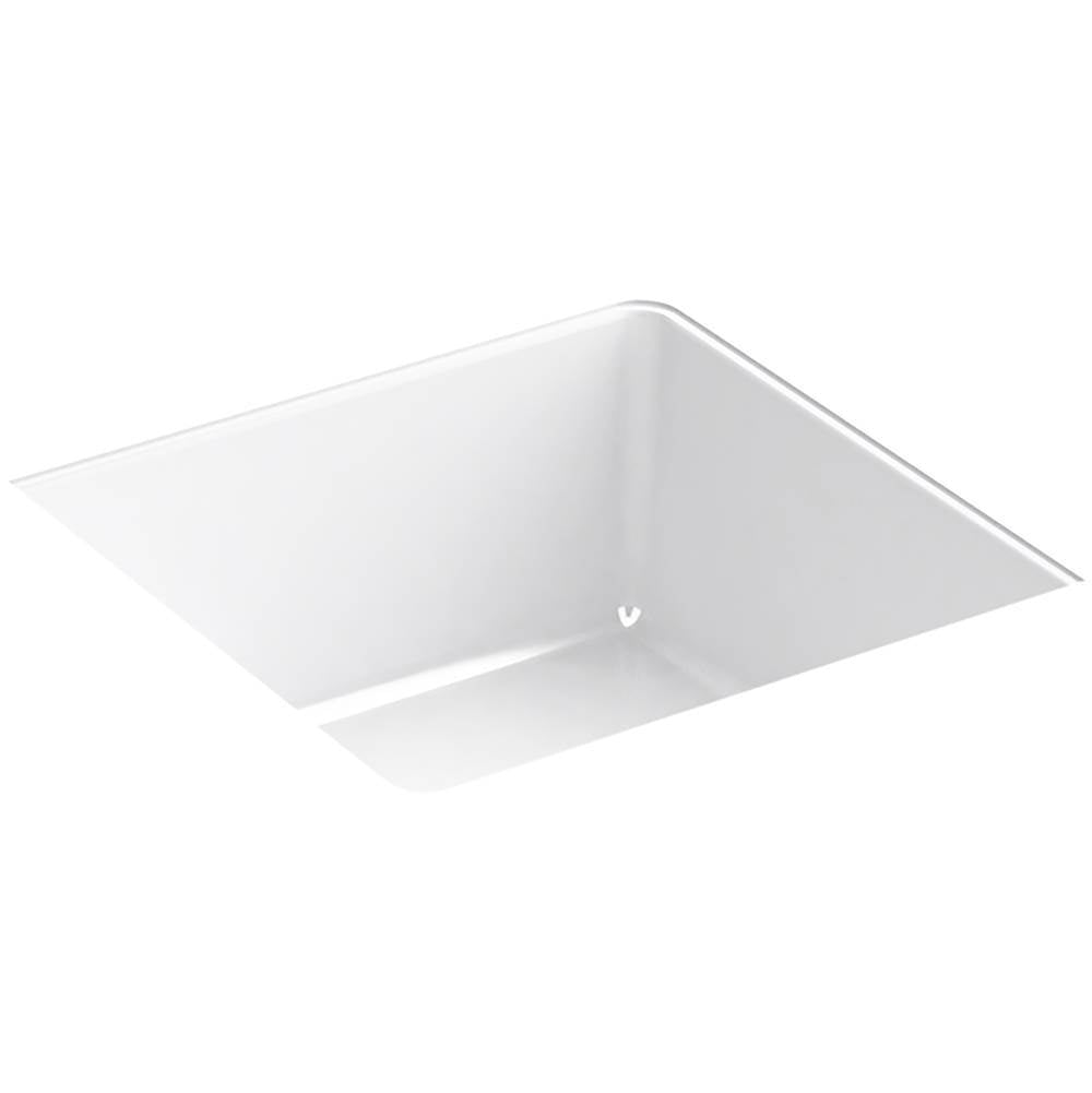 Verticyl 13" square undermount bathroom sink
