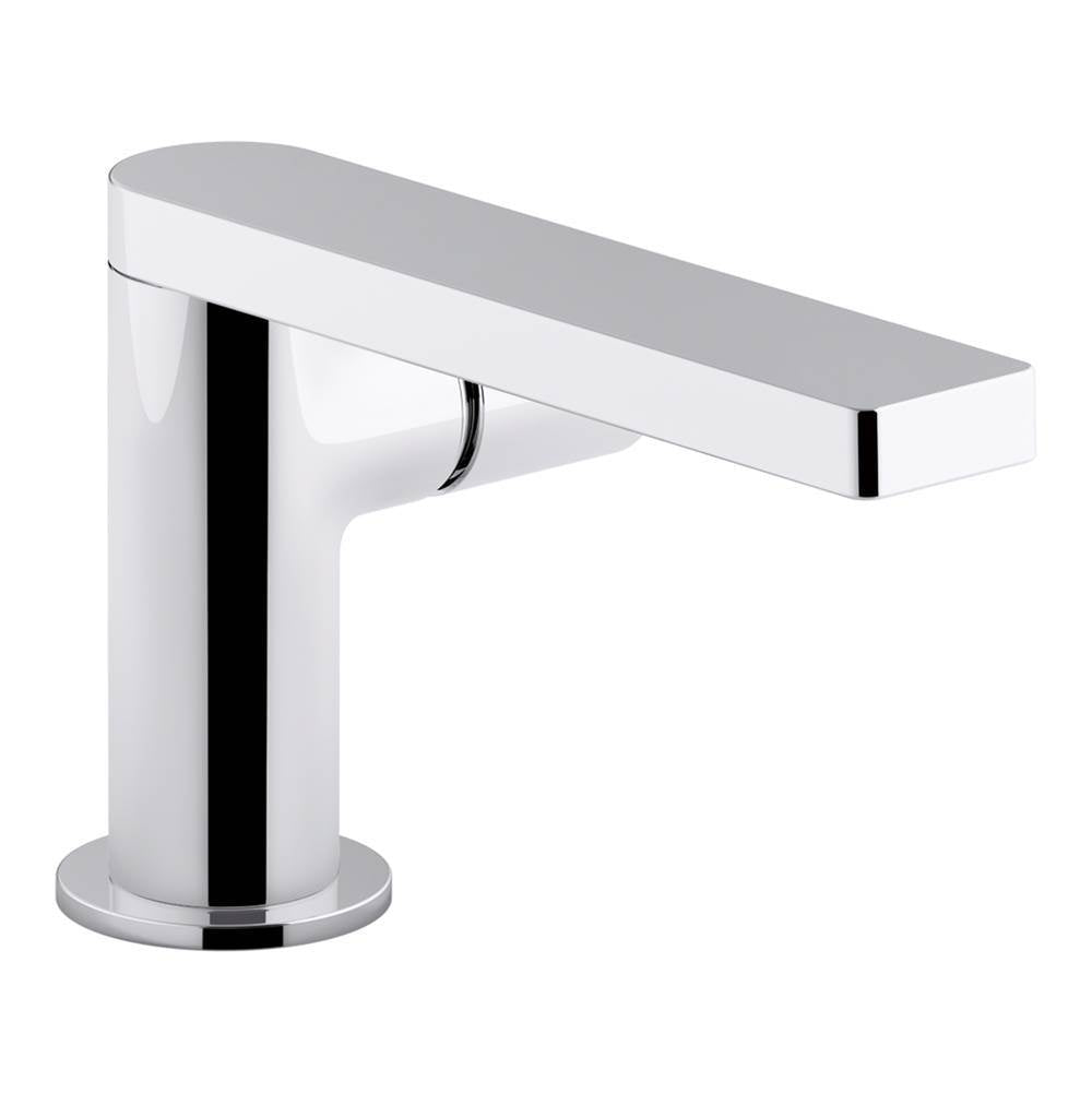 Composed Single-handle bathroom sink faucet with Cylindrical handle, 1.2 gpm