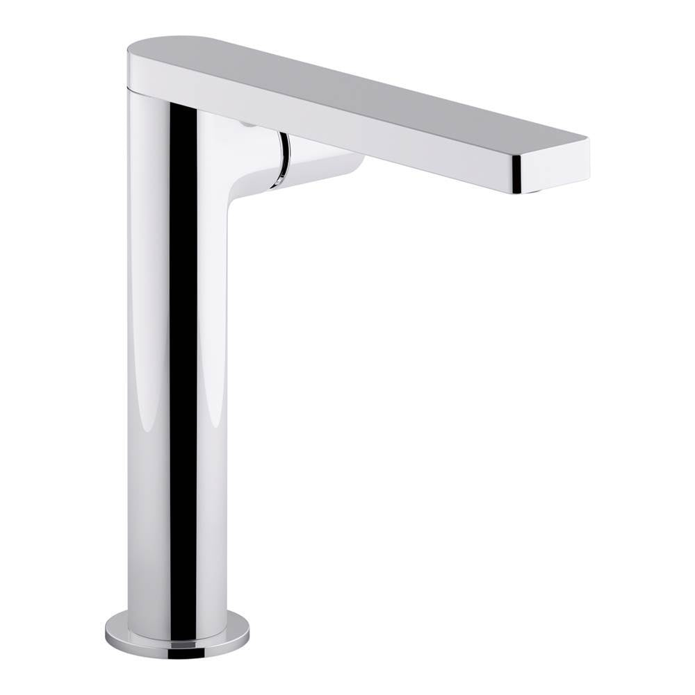 Composed Tall single-handle bathroom sink faucet with Cylindrical handle, 1.2 gpm