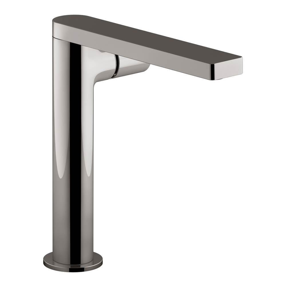 Composed Tall single-handle bathroom sink faucet with Cylindrical handle, 1.2 gpm