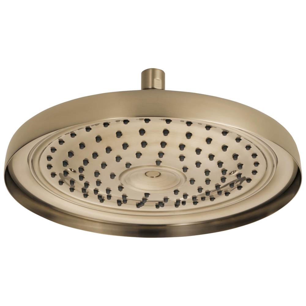 Universal Showering 8" Linear Square Single-Function Raincan Shower Head - 2.5 GPM