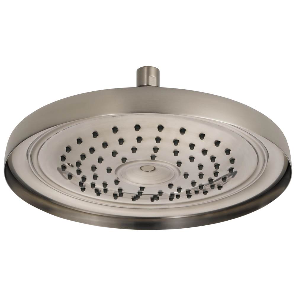 Universal Showering 8" Linear Square Single-Function Raincan Shower Head - 1.75 GPM