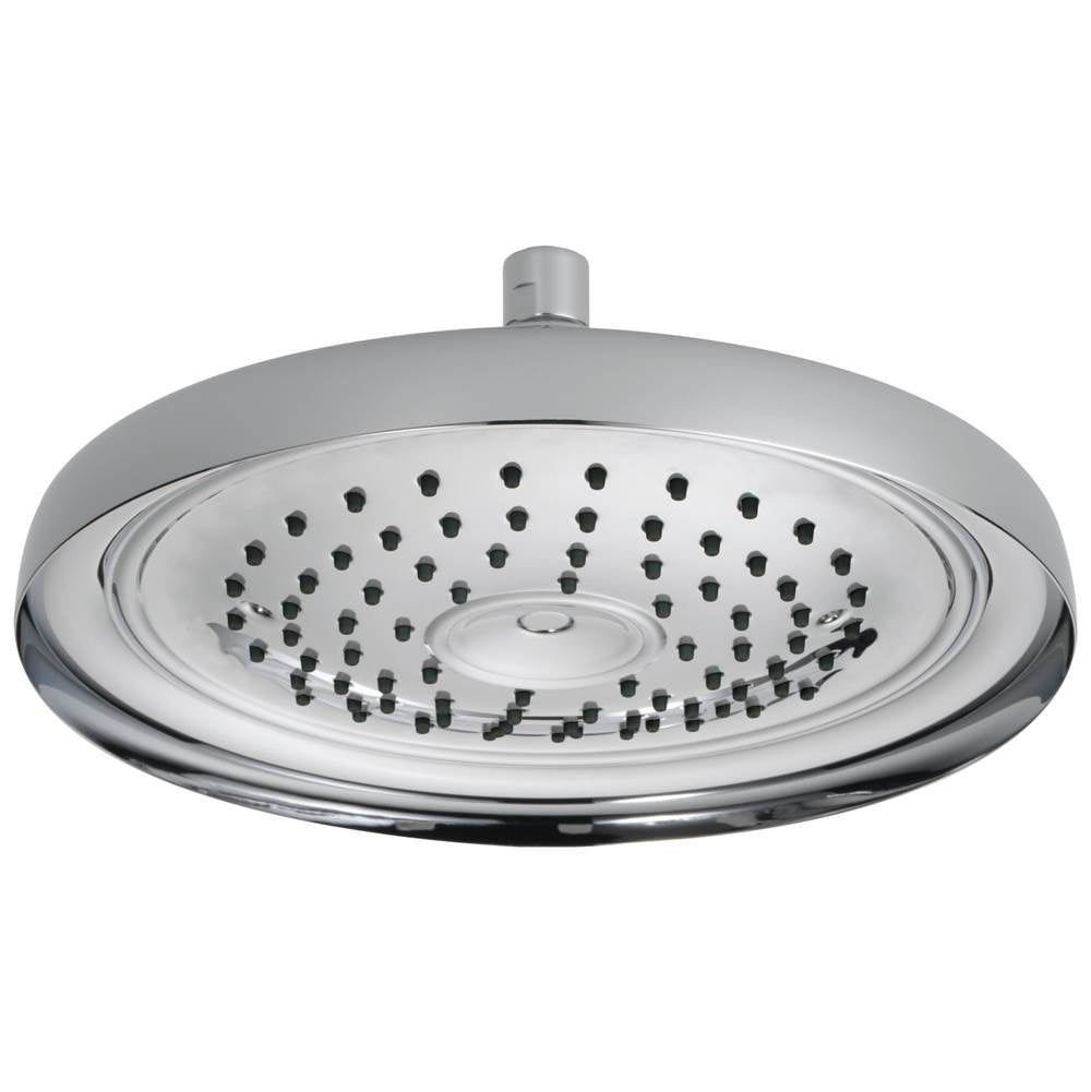 Universal Showering 8" Linear Square Single-Function Raincan Shower Head - 1.75 GPM