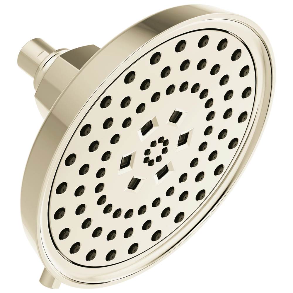 Universal Showering 7" Linear Round H2Okinetic Multi-Function Wall Mount Shower Head - 1.5 GPM