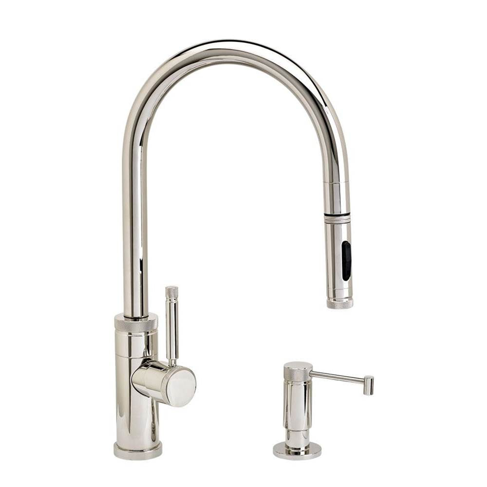 Industrial PLP Pulldown Faucet -Toggle Sprayer - 2pc. Suite