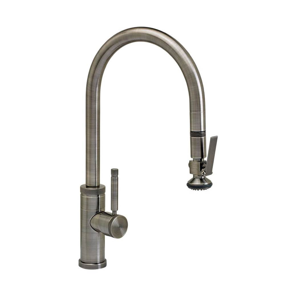 Industrial PLP Pulldown Faucet - Lever Sprayer