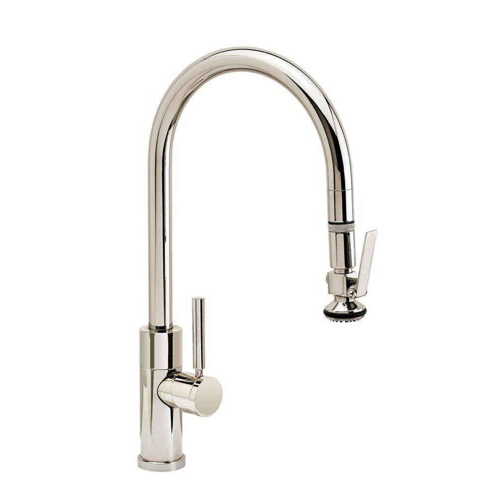 Modern PLP Pulldown Faucet - Lever Sprayer