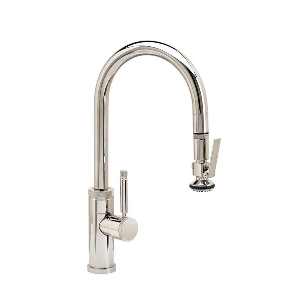 Industrial Prep Size PLP Pulldown Faucet - Lever Sprayer