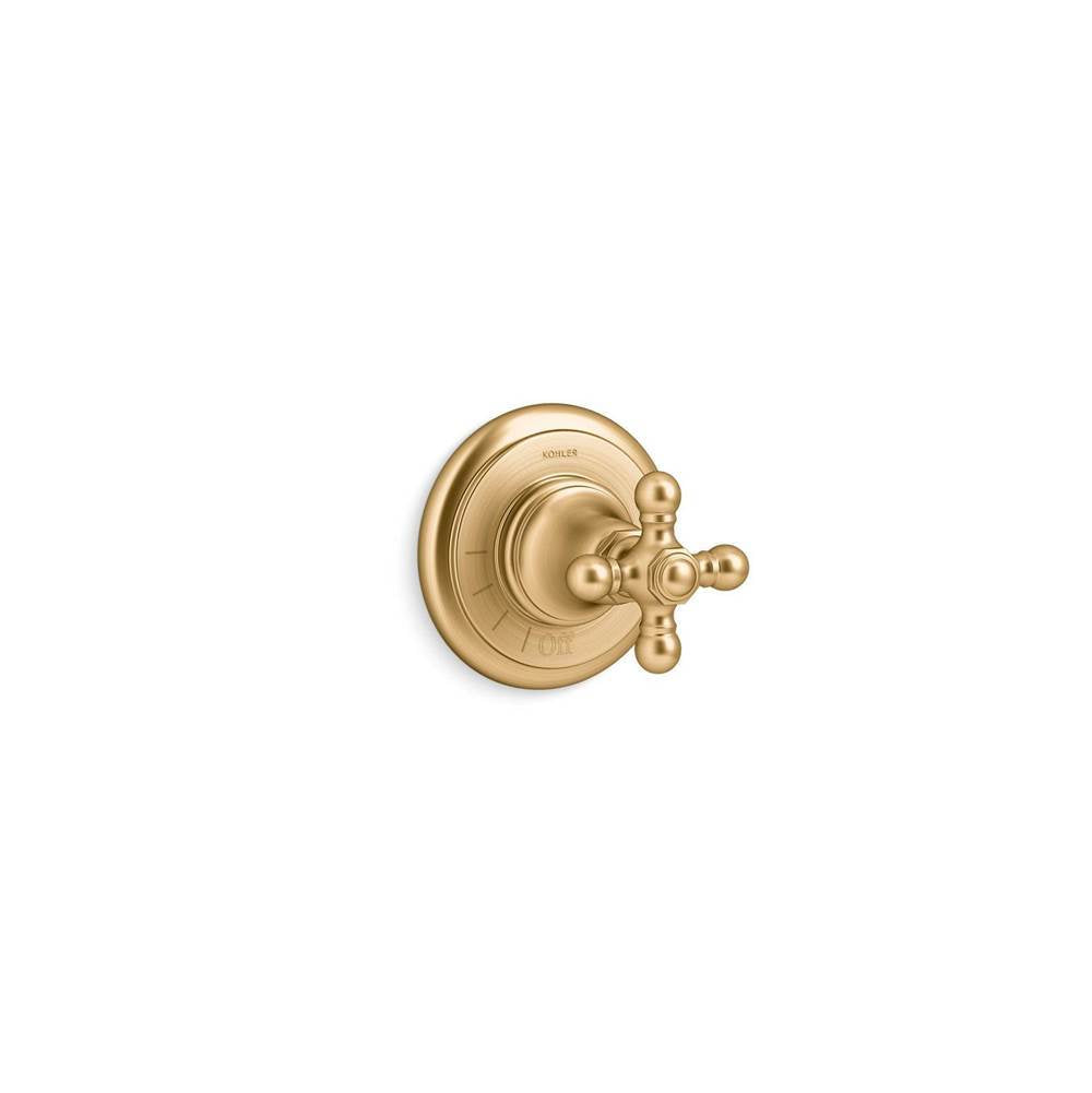 Artifacts MasterShower volume control valve trim with cross handle