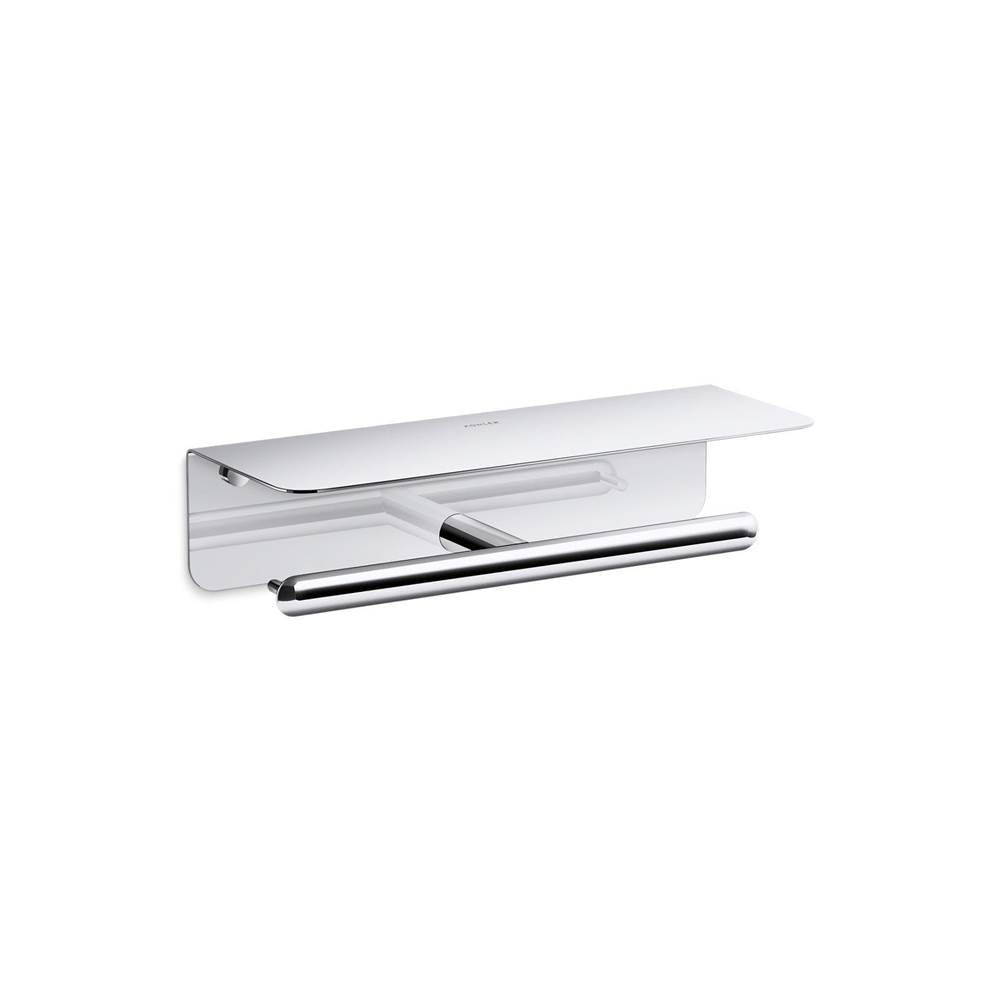 Kumin Covered double toilet paper holder