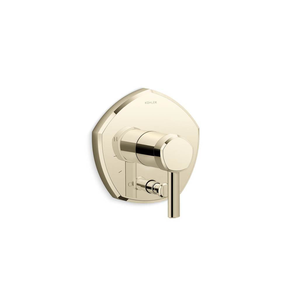 Occasion Rite-Temp valve trim with push-button diverter and lever handle