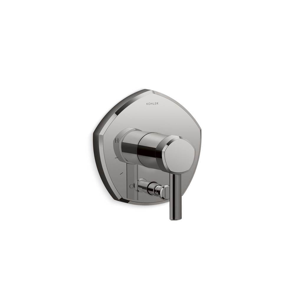 Occasion Rite-Temp valve trim with push-button diverter and lever handle