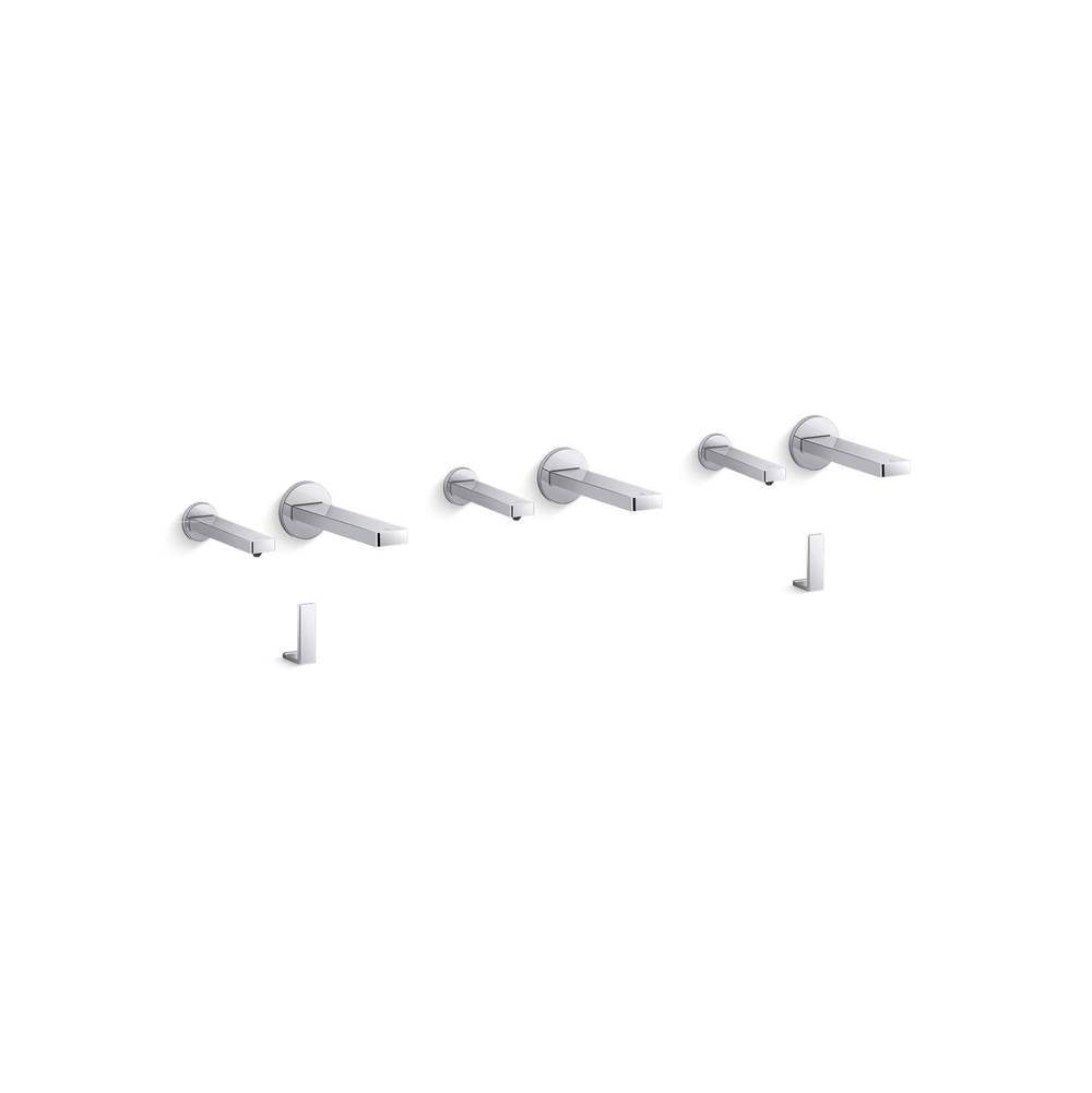 Composed Touchless lavatory faucets and soap dispensers with Kinesis sensor technology, AC-powered, 0.5 gpm