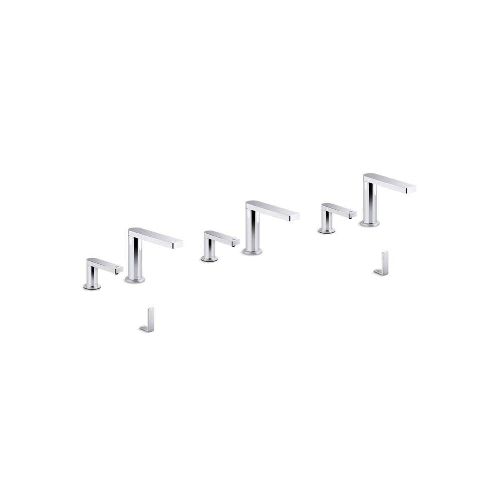 Composed Touchless lavatory faucets and soap dispensers with Kinesis sensor technology, AC-powered, 0.5 gpm