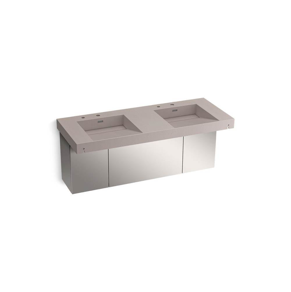 Constellation 60" wall-mount basin lavatory system