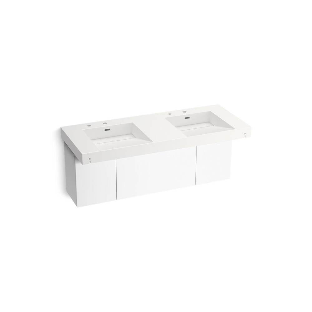 Constellation 60" wall-mount basin lavatory system
