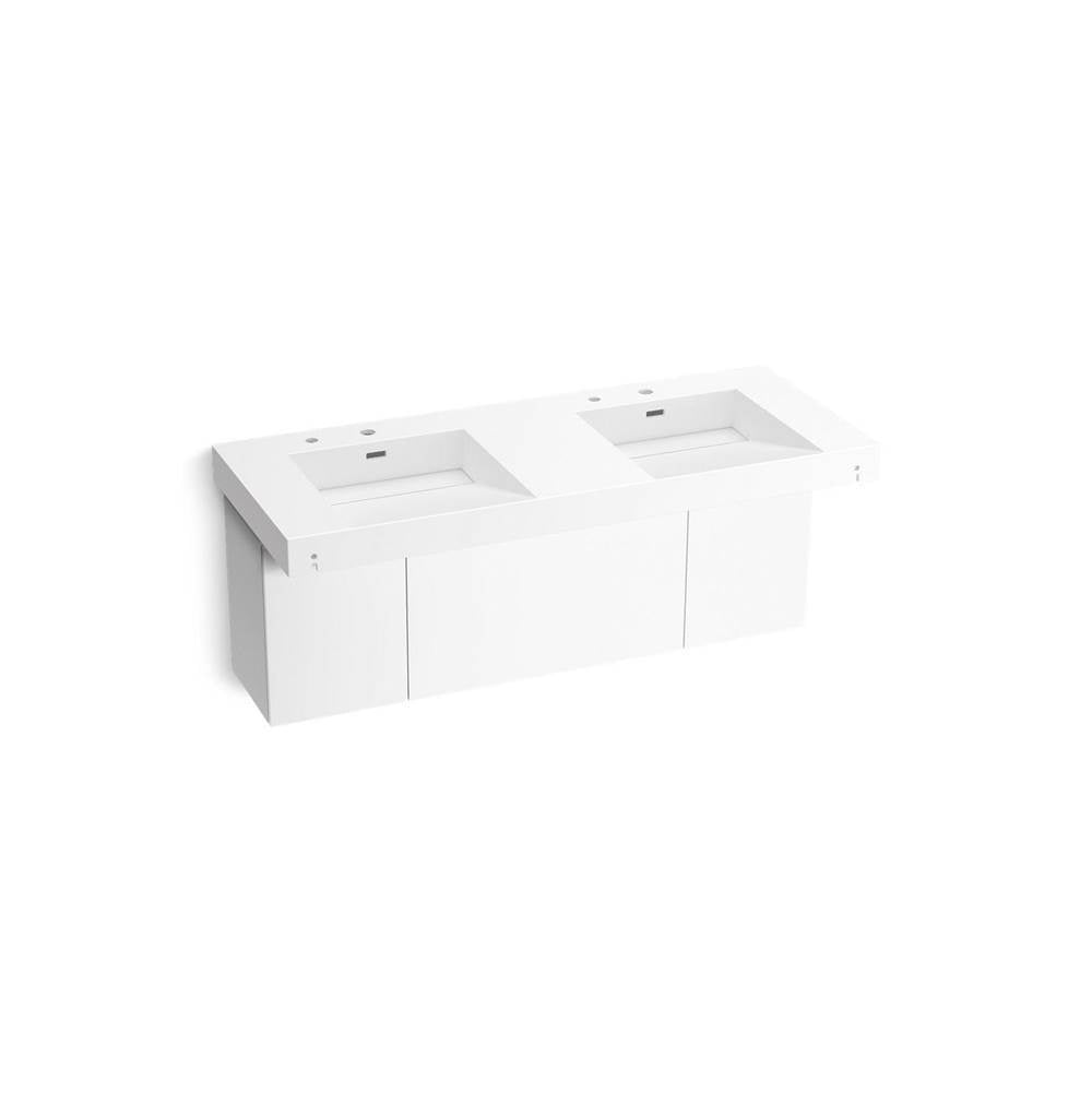 Constellation 60" wall-mount basin lavatory system