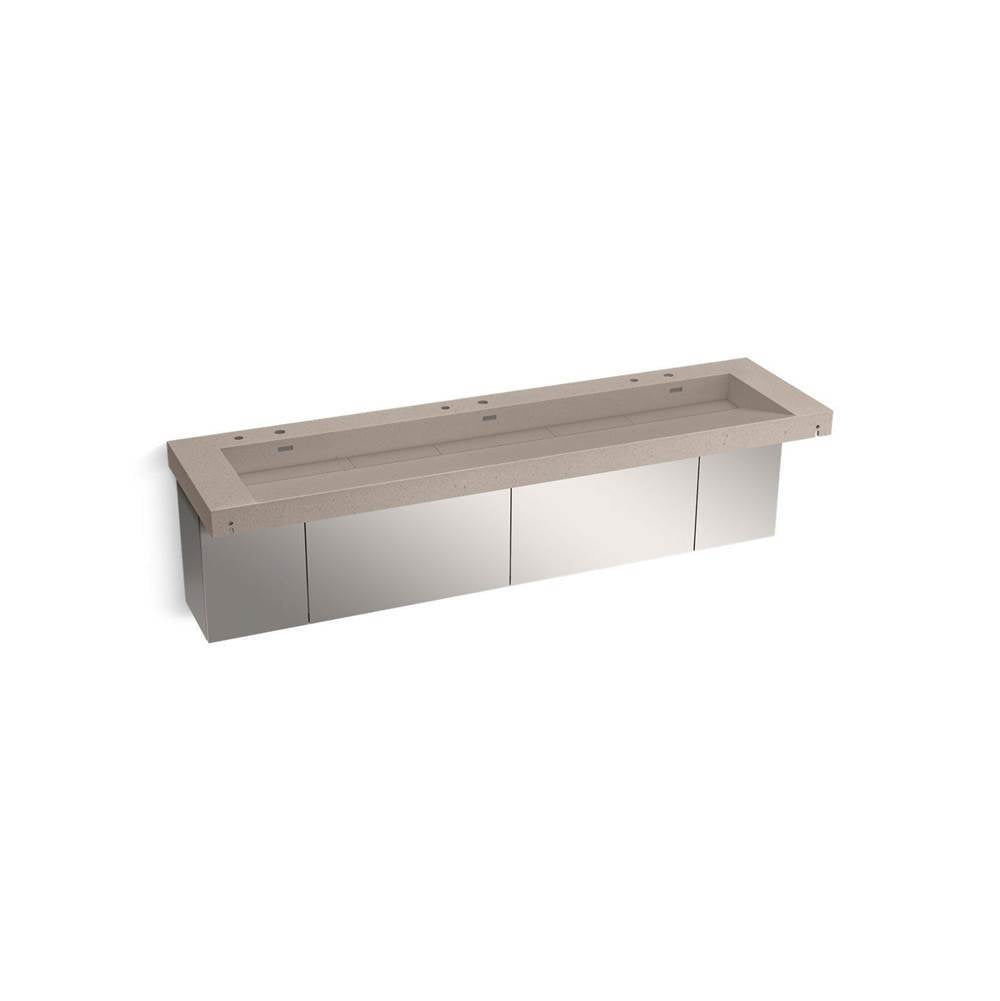Constellation 90" wall-mount trough lavatory system