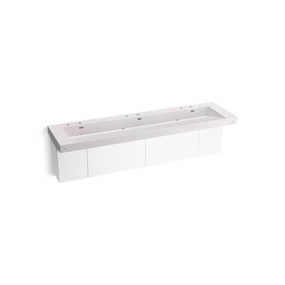 Constellation 90" wall-mount trough lavatory system