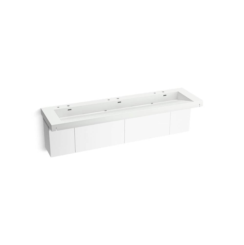 Constellation 90" wall-mount trough lavatory system