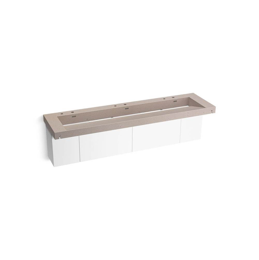 Constellation 90" wall-mount trough lavatory system