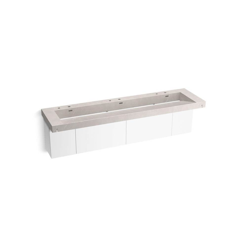 Constellation 90" wall-mount trough lavatory system
